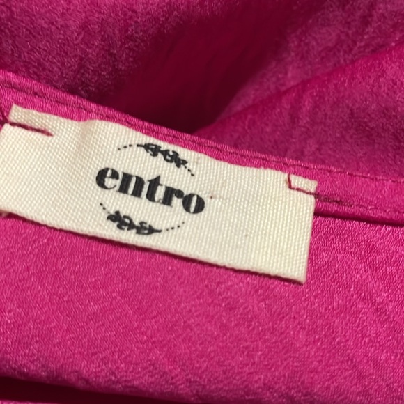 Entro Vibrant Pink One-Shoulder Top - Picture 4 of 7